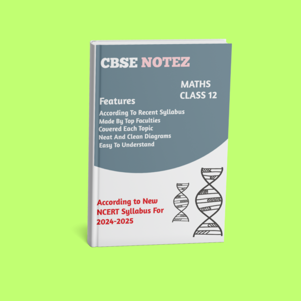 12th Maths Handwritten Notes